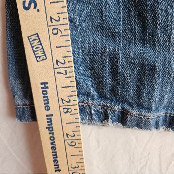 Ezra Fitch Jeans Juniors 12 (26x28.5) Abercrombie Slim Flare Distressed Boho GUC - Picture 5 of 11